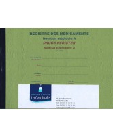 Registre des médicaments et du materiel Médical dotation A pour 25 Marins / Medical Equipement A medicine and material 