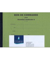 Bon de commande pour Dotation Médicale A (6 feuilles) liassées