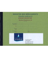 Registre des médicaments pour Dotation Médicale B / Medical Equipement B