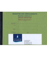 Registre des médicaments pour Dotation Médicale C