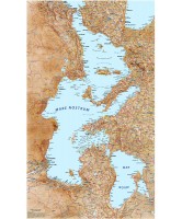 Carte mediterranée Ouest/Est
