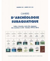 Cahiers d‘Archéologie Subaquatique Vol XXI