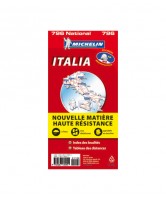 Carte Michelin Italie Indéchirable