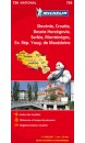 Carte Michelin Slovénie Croatie