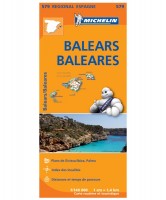 Carte Michelin Baléares 579 