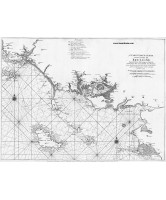 Carte ancienne - 7e carte particulière des Costes de Bretagne - depuis l'isle de Groa jusqu'au Croisic (1693)