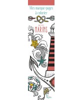 Mes marque-pages à colorier : motifs marins