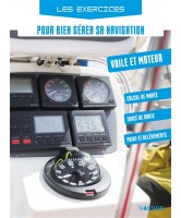 Les exercices pour bien gérer sa navigation : voile et moteur : calcul de marée, tracé de route, point et relèvements