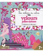 Velours : jolies sirènes : 3 tableaux à décorer !