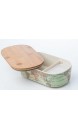Bamboo lunch box carte ancienne