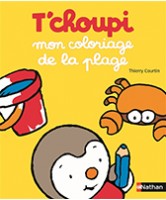 T'choupi : mon coloriage de la plage