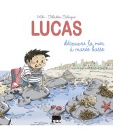 Lucas découvre la mer à marée basse