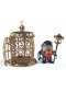 Figurine  pirate Gnomus & Ze cage