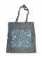 Tote bag gris vagues 