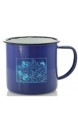 Mug vintage en métal vagues