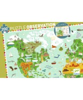 Puzzle d'observation Tour du monde 200 pièces