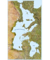 Carte mediterranée Ouest/Est MF