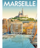 Grand Puzzle Marseille Port Bonne Mère