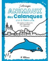 COLORIAGE ANIMAUX DES CALANQUES - LA MER