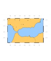 Entrée de la Méditerranée - Côte d'Espagne de Huelva au Cap de Palos et côte d'Afrique de Mehdia au Cap Ferrat