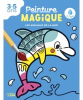 Les animaux de la mer : peinture magique &agrave; l'eau