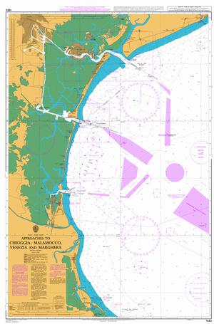 Approaches to Chioggia, Malamocco, Venezia and Marghera