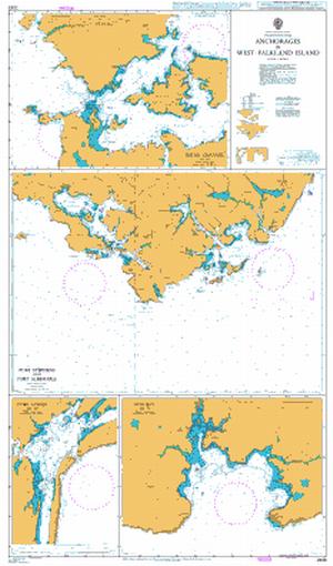 Anchorages in West Falkland Island