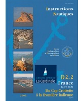 Instruction Nautique D22 - France (côte Sud) : du cap Croisette à la frontière italienne 